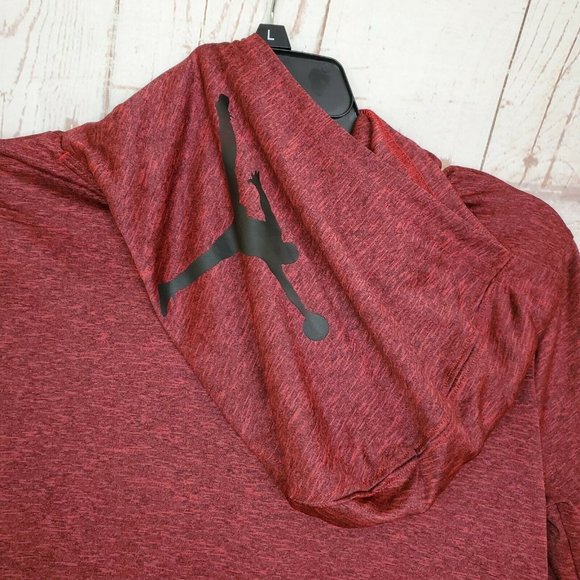 Air Jordan Embroidered Hood Dri Fit Pullover Youth Large 12-13 Years Sweatshirt - Picture 9 of 12